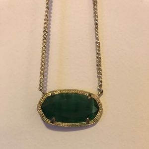 Kendra Scott Elisa Necklace in Emerald